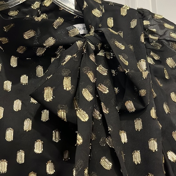 Calvin Klein black and gold dress - Picture 3 of 6